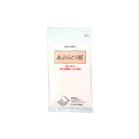 Shiseido матирующие салфетки (бумага)