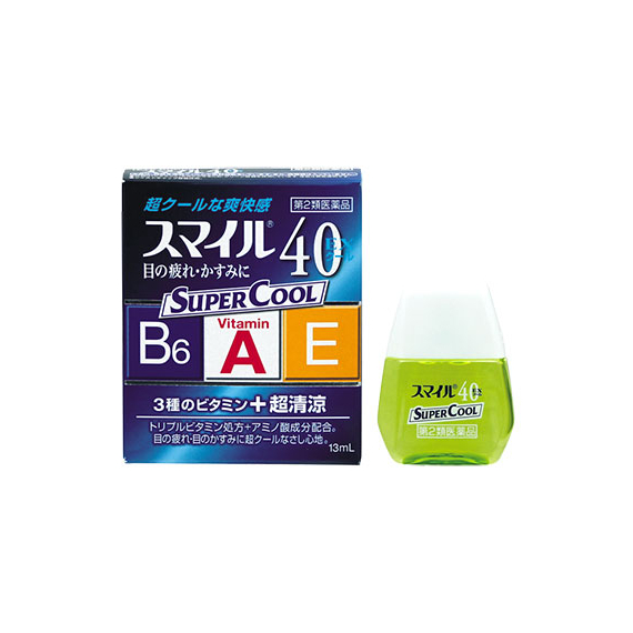 Lion Smile 40EX Super Cool супер освежающие витаминизированные капли для глаз