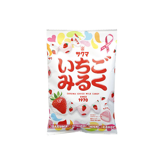 Sakuma Ichigo Milk леденцы клубника с молоком