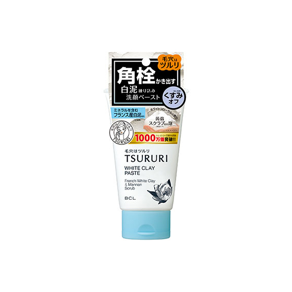 Tsururi White Clay Paste пенка для умывания с белой глиной