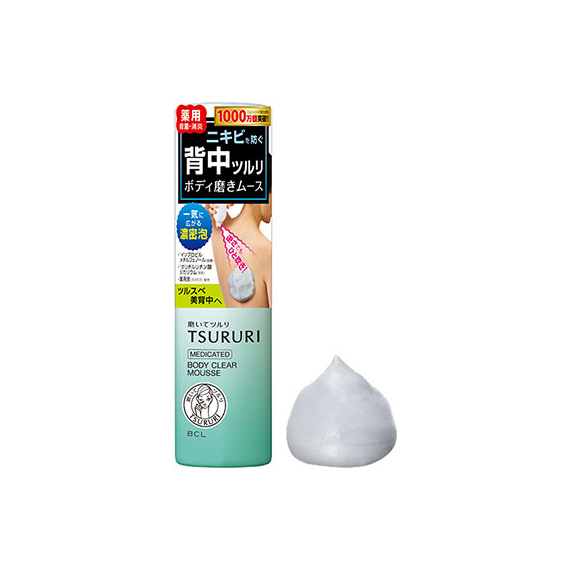 Tsururi Medicated Body Clear Mousse очищающий мусс для тела