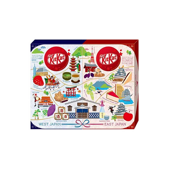 Kit Kat East-West Japan Кит Кат набор "Все вкусы Японии"