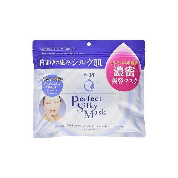 Shiseido Senka Perfect Silky увлажняющие маски для лица
