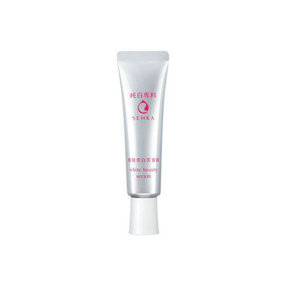 Shiseido Senka White Beauty Serum отбеливающая сыворотка красоты
