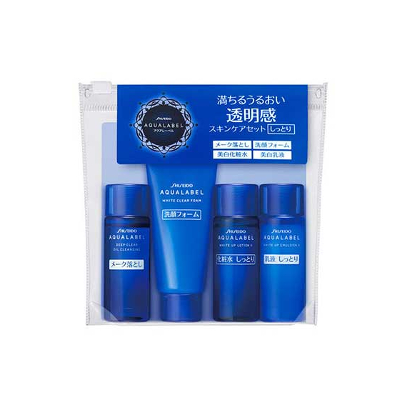 Shiseido Aqualabel White Up набор увлажнение и отбеливание