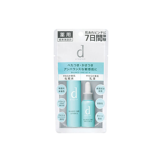 Shiseido d Program Balance Care набор против жирности кожи