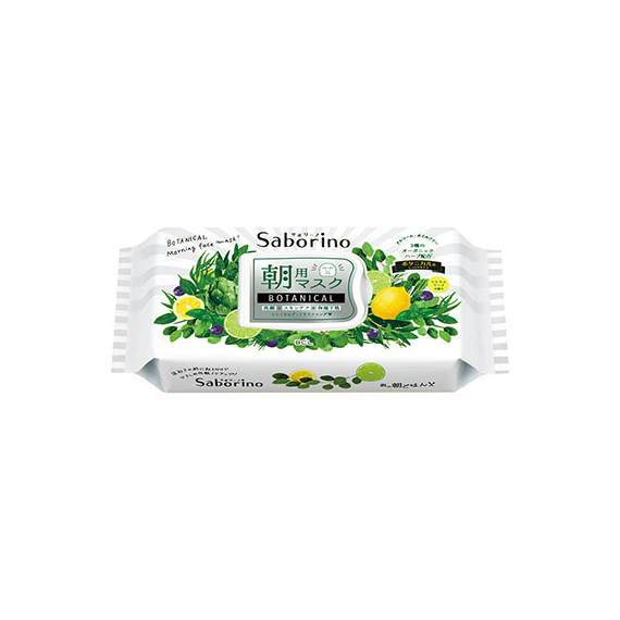 Saborino Morning Mask Botanical маски для лица с органическими травами