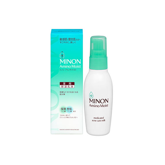 Minon Amino Moist Medicated Acne Care Milk молочко против акне