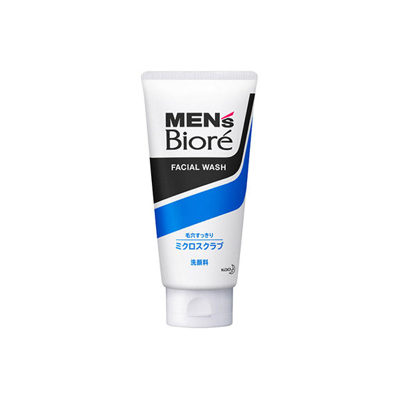 Kao Biore Men's Micro Scrub пенка-скраб для умывания с микрочастицами