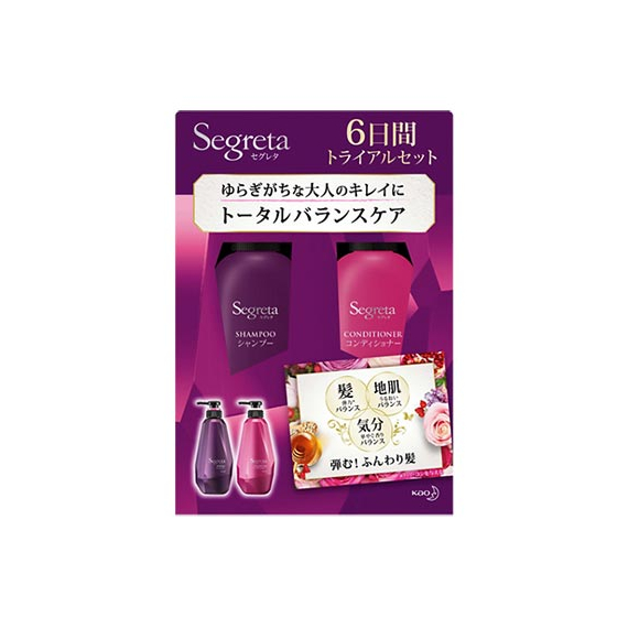 Kao Segreta Shampoo & Conditioner Mini Set пробный набор для волос