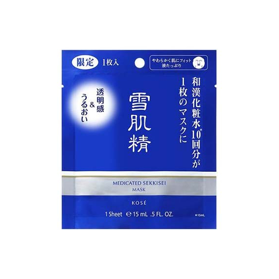 Sekkisei Medicated Mask отбеливающая освежающая маска для лица