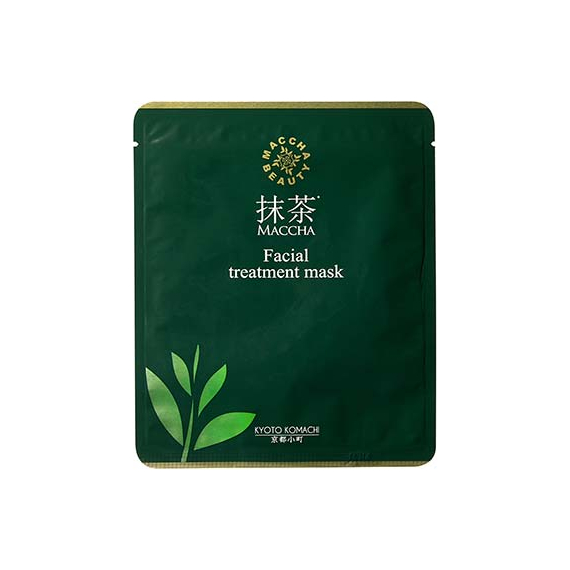 Kyoto Komachi Maccha Beauty Facial Treatment Mask маски для лица с зеленым чаем матча