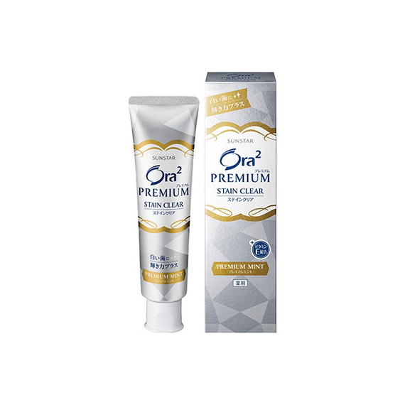 Ora2 Premium Stain Clear премиальная отбеливающая зубная паста
