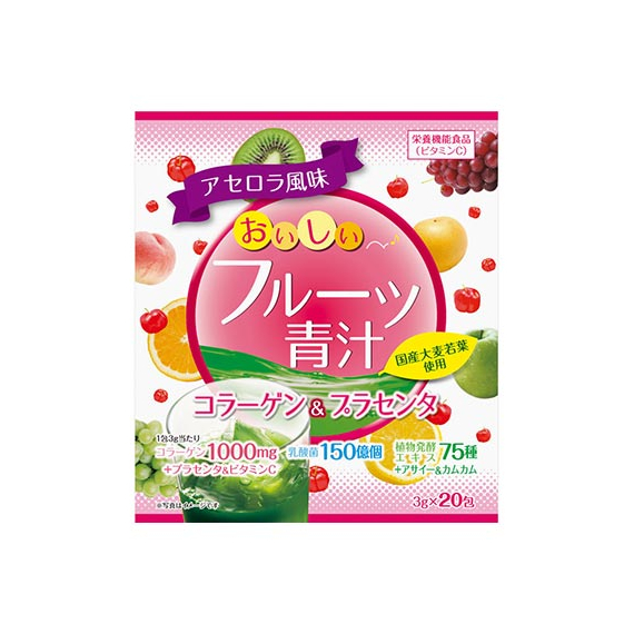 Yuwa Delicious фруктовый аодзиру с коллагеном и плацентой