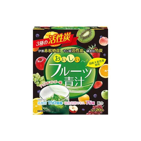 Yuwa Delicious фруктовый аодзиру с активированным углем