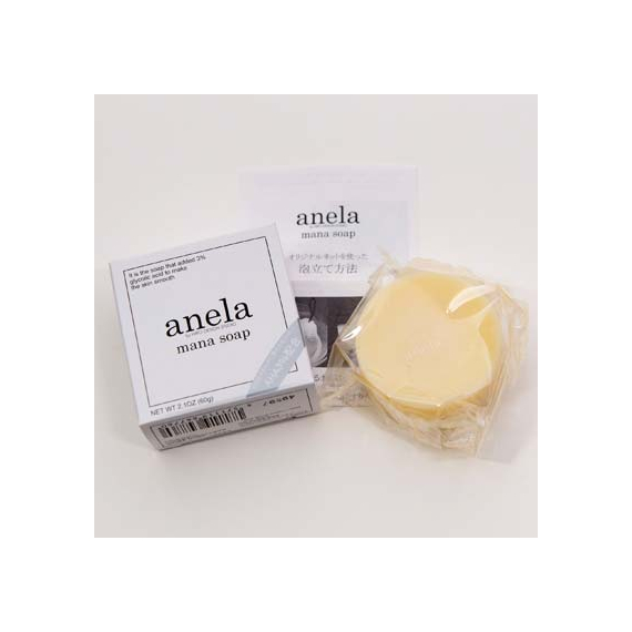 Anela Mana Soap мыло для умывания с гликолевой кислотой 3% и сеточкой