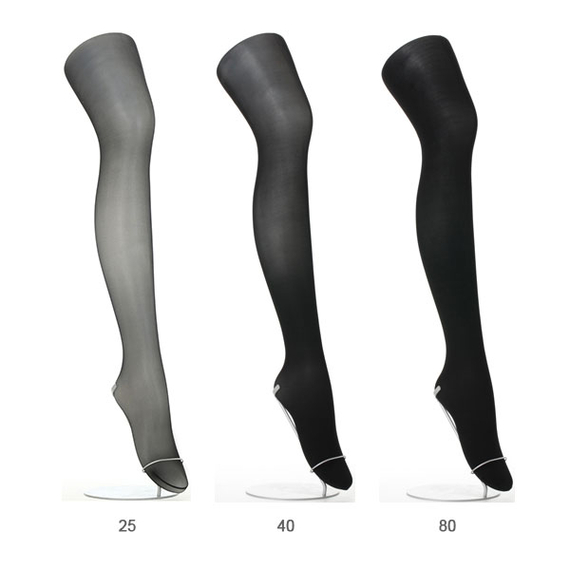 Atsugi Astigu Black колготки черные с защитой от ультрафиолета