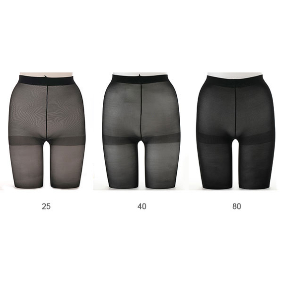 Atsugi Astigu Black колготки черные с защитой от ультрафиолета