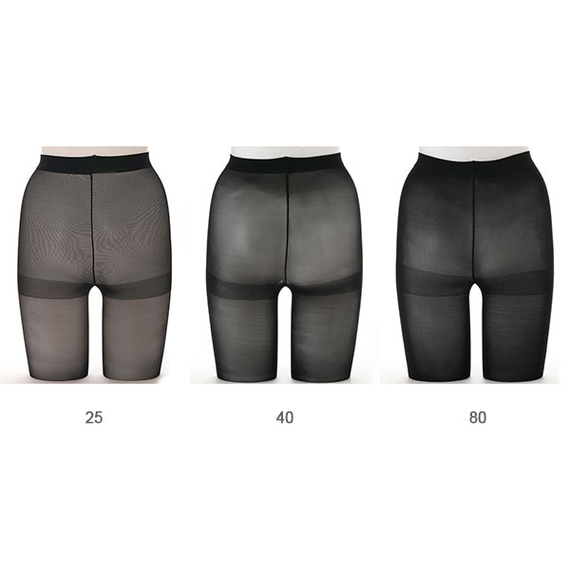 Atsugi Astigu Black колготки черные с защитой от ультрафиолета