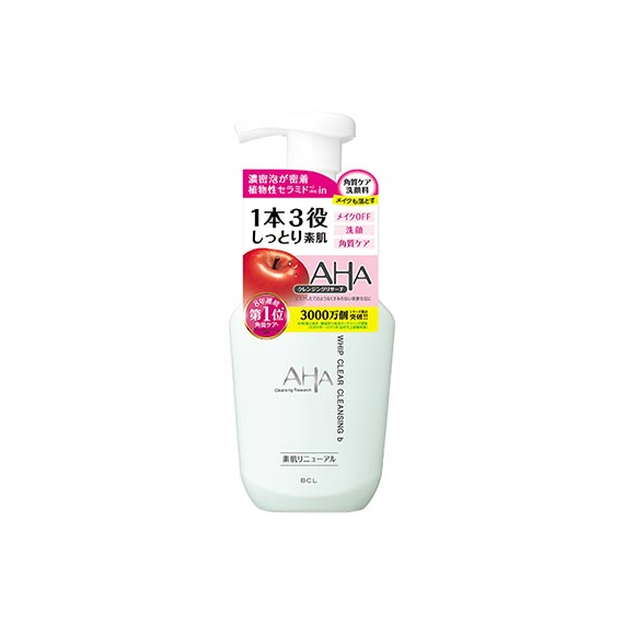 BCL AHA Cleansing Research мусс для умывания с AHA кислотами для чувствительной кожи