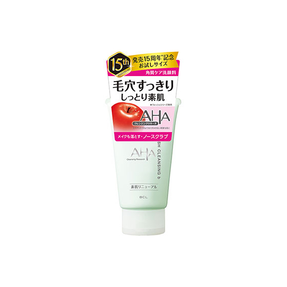 BCL AHA Cleansing Research мягкая пенка для умывания с AHA кислотами