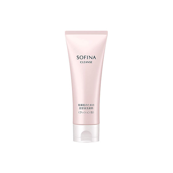 Kao Sofina Cleanse увлажняющая пенка для умывания с сеточкой