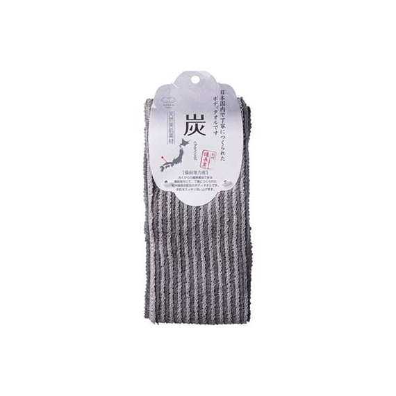 Marna Charcoal хлопковая мочалка для тела с углем