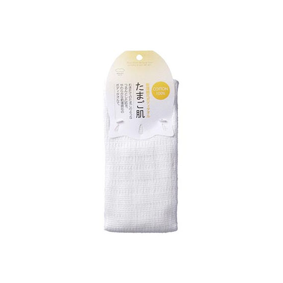 Marna Tamago Hada мягкая мочалка для тела из 100% хлопка