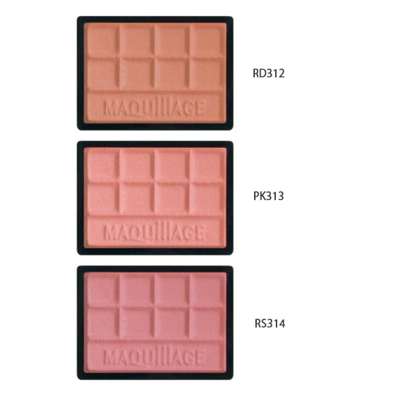 Shiseido Maquillage Cheek Color румяна с кистью