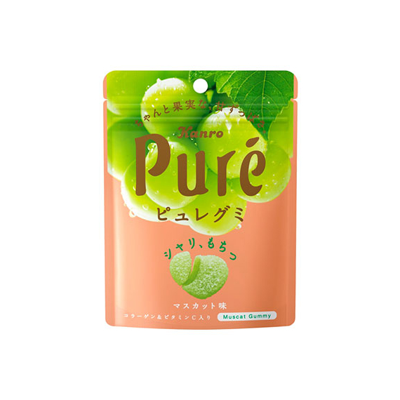Kanro Pure Gummy мармелад с фруктовым соком и коллагеном