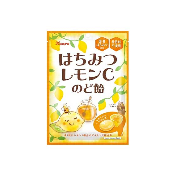 Kanro Honey Lemon Candy леденцы с медом и лимоном