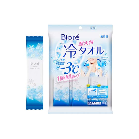 Kao Biore Ice Cold Body Towel охлаждающее полотенце