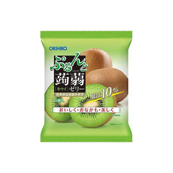 Orihiro Purunto Konnyaku Jelly порционное фруктовое желе из конняку 120 г