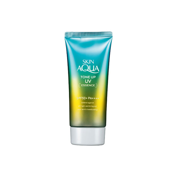 Skin Aqua Tone Up UV Essence MG санскрин с функцией цветокоррекции кожи