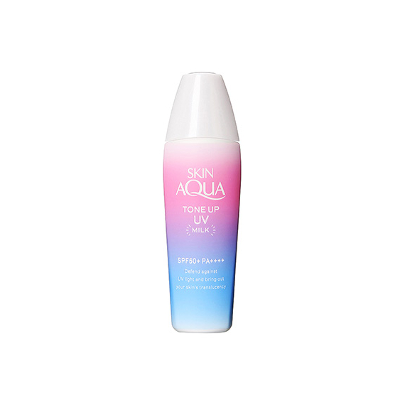 Skin Aqua Tone UP UV Milk санскрин с функцией цветокоррекции кожи