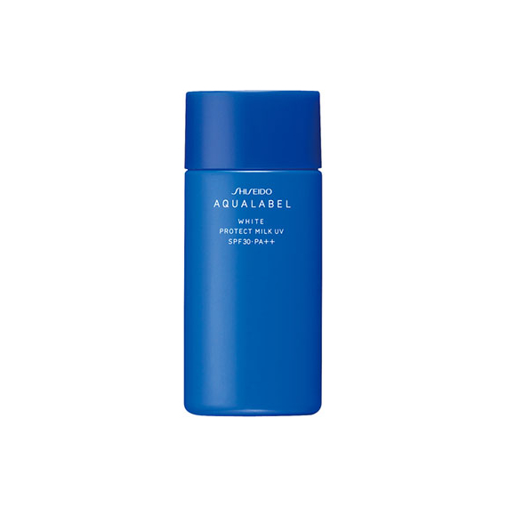 Shiseido Aqualabel White Protect Milk UV солнцезащитное молочко