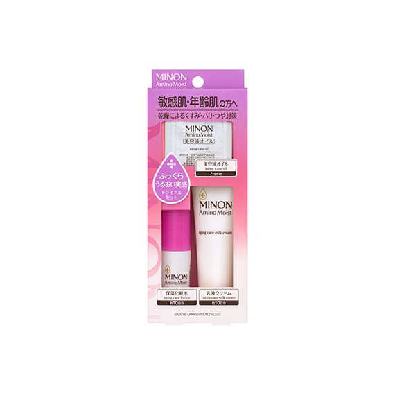 Minon Amino Moist Aging Care пробный антивозрастной набор