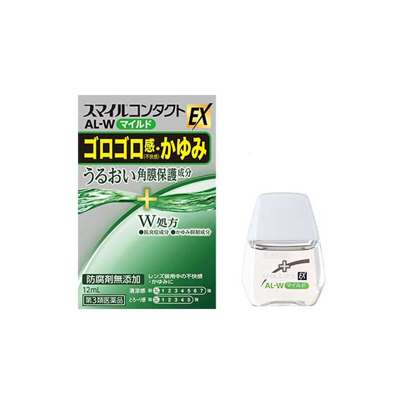 Lion Smile Contact EX AL-W глазные капли от дискомфорта при ношении контактных линз
