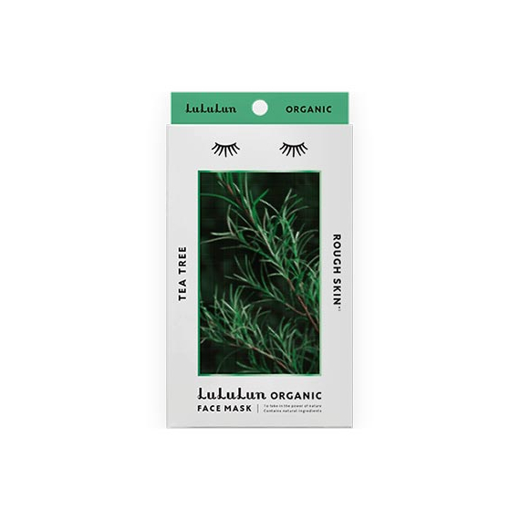 LuLuLun Organic Tea Tree органические маски против огрубения кожи