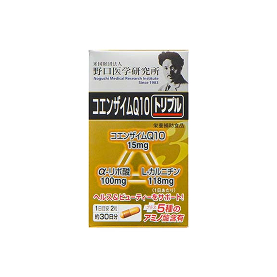 Noguchi Coenzyme Q10 Triple комплекс с коэнзимом альфа-липоевой кислотой и L-карнитином