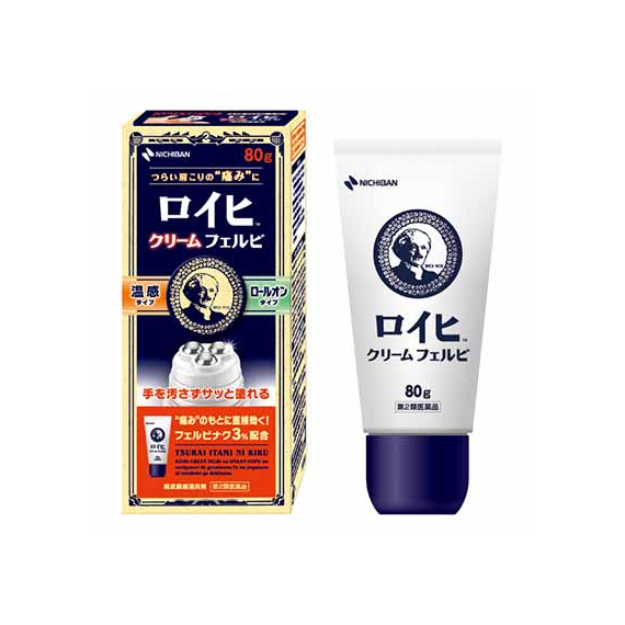 Nichiban Roihi Cream Felbi обезболивающий крем согревающий