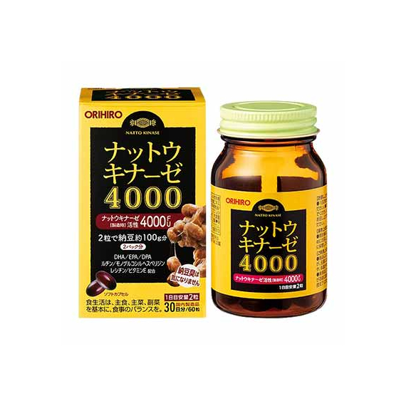 Orihiro наттокиназа 4000