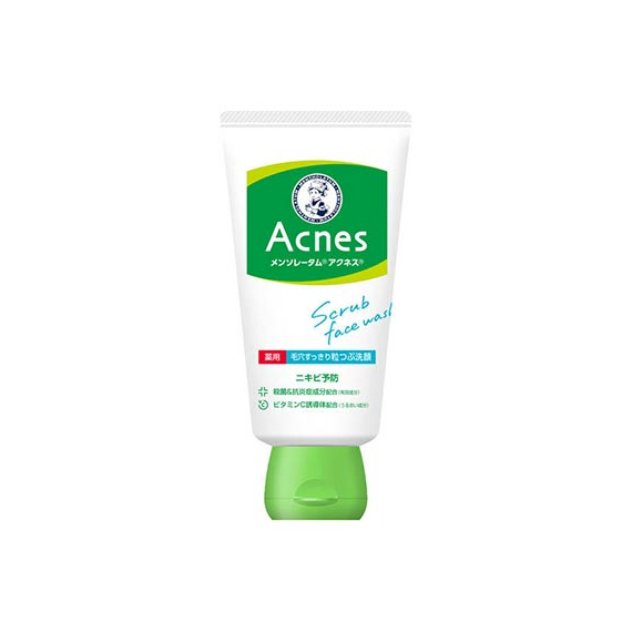 Mentholatum Acnes очищающий скраб для проблемной кожи