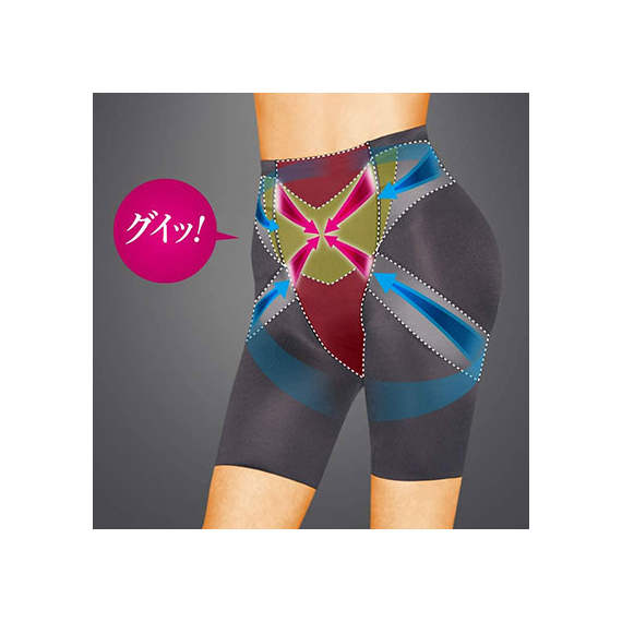 MediQtto Waist Slim Look компрессионные шорты с коррекцией талии и бедер