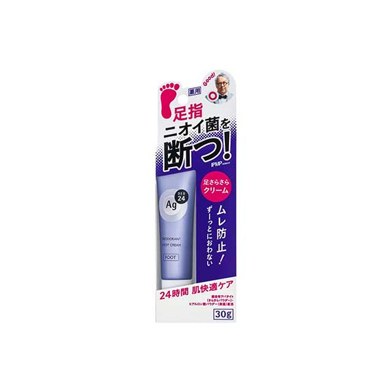 Shiseido Ag Deo 24 крем дезодорант для ног с ионами серебра