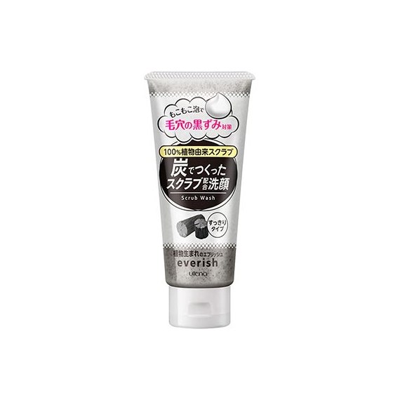 Utena Everish Charcoal Scrub Wash пенка скраб с углем