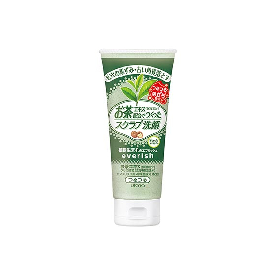 Utena Everish Tea Scrub Wash пенка скраб с экстрактом листьев чая