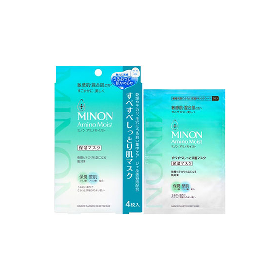 Minon Amino Moist балансирующие маски для сужения пор