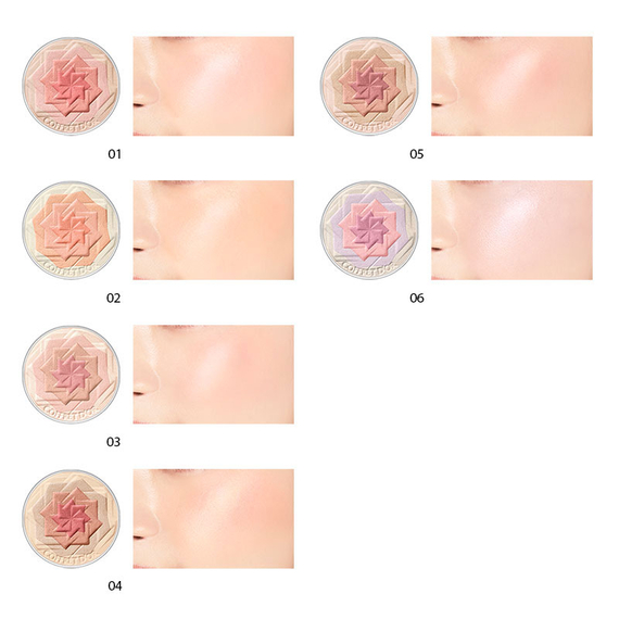 Kanebo Coffret D'Or Smile Up Cheeks румяна-хайлайтер
