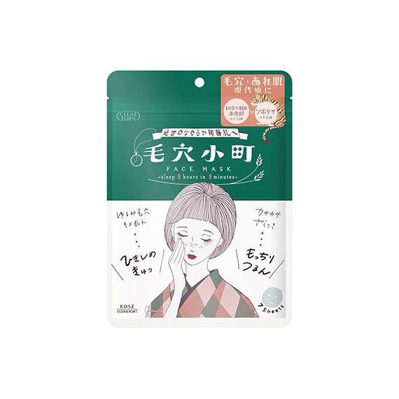 Kose Clear Turn Keana Komachi маски для сужения пор